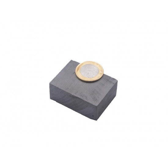 Bloco de Ferrite 52 x 38 x 22 mm